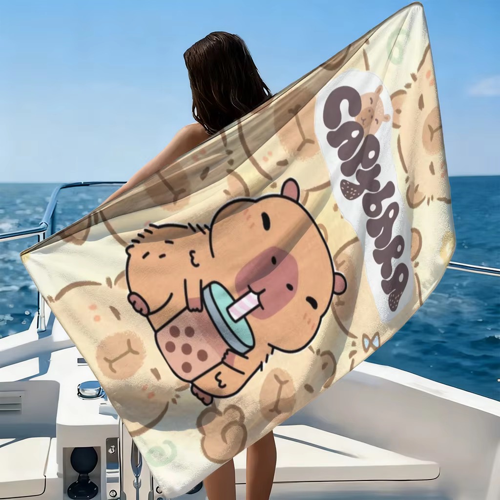 منشفة شاطئ كرتونية بتصميم الكا - مراجعة Towel Small Sport وسعره